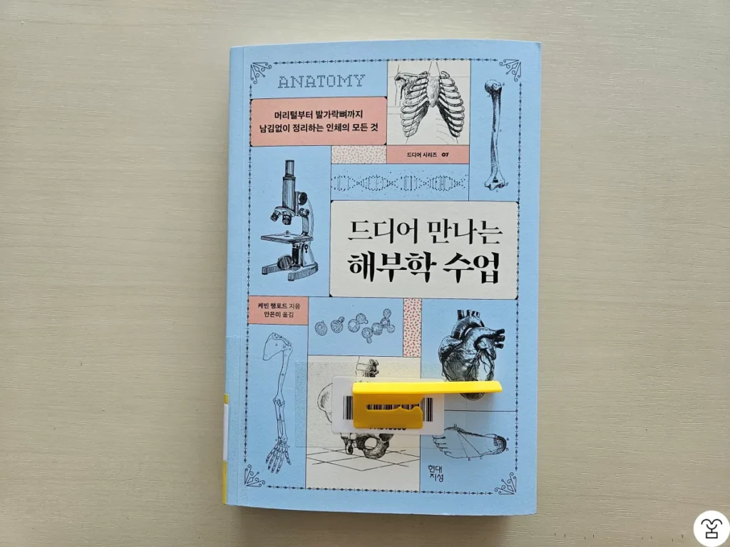 “드디어 만나는 해부학 수업” 책 표지